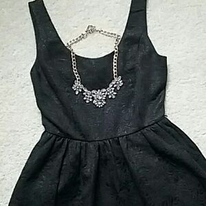 Juniors black holiday dress